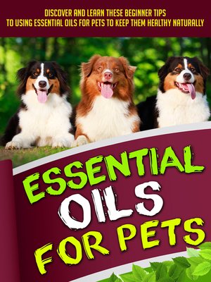 cover image of Essential Oils For Pets
